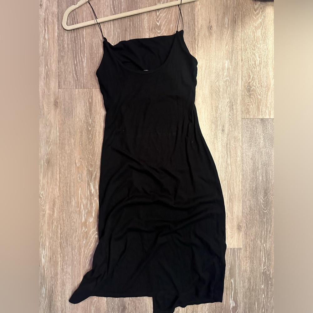 Joah Brown Black SLIT DRESS S/M - Picture 8 of 8